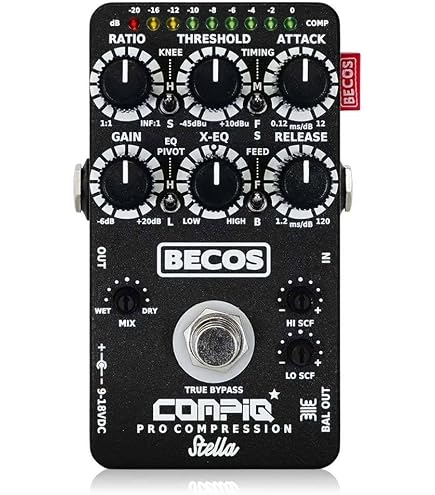 Amazon | BECOS CompIQ MINI Pro V2.0 コンプレッサー ギター